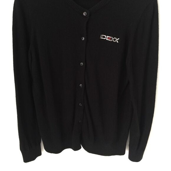 L.L. Bean Black Button Front Cardigan - Picture 5 of 9